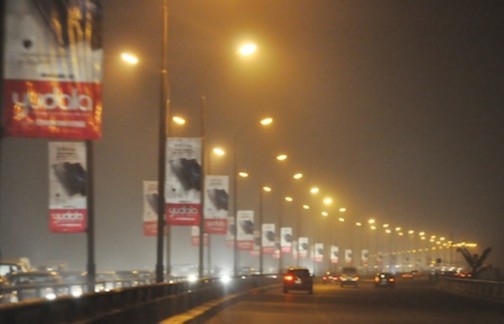  Illuminated Third Mainland Bridge, with Street Lights courtesy of the Light Up Lagos Project, an initiative of Governor Akinwunmi Ambode’s Administration, on Thursday, January 28, 2016