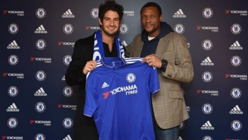 Pato (left) with Chelsea’s technical director Michael   Emenalo