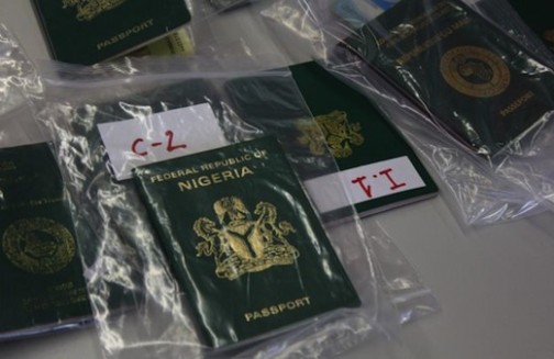 Some Nigerian passports