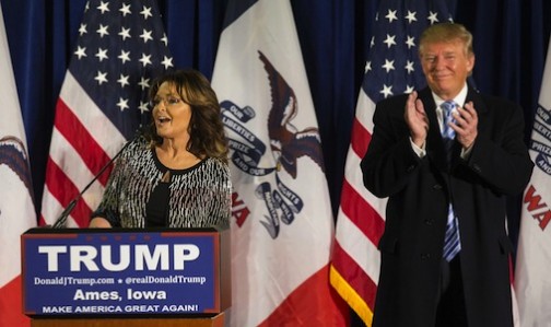 Sarah Palin endorses Donald Trump in Iowa
