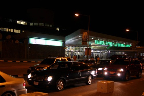 View of the Nnamdi Azikiwe International Airport, Abuja, in the early hours of the day. Photo: Femi Ipaye/P.M.NEWS