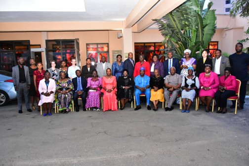  Lagos state Deputy Governor, Dr Idiat Adebule (middle), Chairman, State Universal Basic Education Board ,(SUBEB) Dr. Ganiyu Shopeyin (6th right) DFID S/W Ag. Regional Coordinator, Mrs Magaret Fagboyo  (5th left) Representatives  from  Developing Effective Private Education In Nigeria  (DEEPIN) and other stakeholders in the education sector at a 2-day retreat on the review of the Lagos State educational agenda at Golden Tulip Hotel, Featac on Friday, January 22, 2016