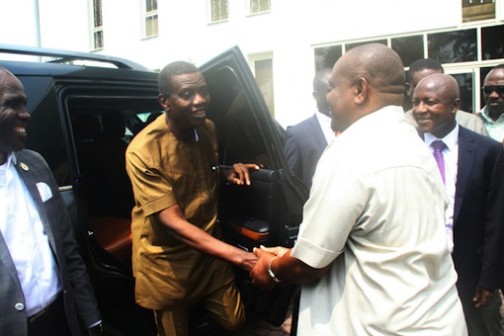 Governor Wike ignores protocol to welcome Pastor Adeboye to the Government House