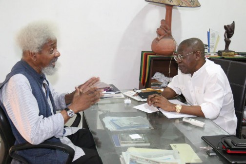  odeypmnews@yahoo.com     Message body   Minister of Information and Culture, Alhaji Lai Mohammed, Saturday paid a courtesy visit to Nobel Laureate Wole Soyinka at his Office at Freedom Park, Lagos. Here are pictures from the meeting