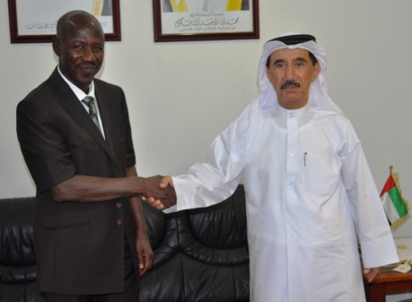 EFCC chairman, Ibrahim Magu and UAE Ambassador to Nigeria, Mahmud Muhammad Al-Mahmud