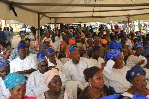 A cross-section of participants at the stakeholders' meeting on the Abule-Egba Flyover construction