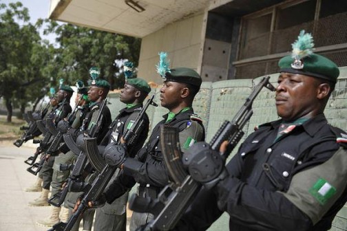 A Nigerian Police contingent on UN Mission