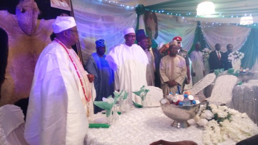 Buhari at Awujale's palace