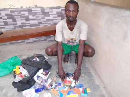 Lanrewaju Jaiyeola, the 'Mad man' arrested with 22 ATM cards