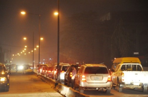  Illuminated Ogunnusi Road, Ogba, with Street Lights courtesy of the Light Up Lagos Project, an initiative of Governor Akinwunmi Ambode’s Administration, on Thursday, January 28, 2016