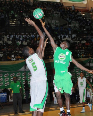 Players in action during one of the past editions of   Nestle Milo Secondary Schools Basketball Championship