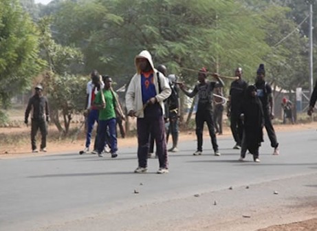 FILE PHOTO: Shiite members on the day they clashed with the military in Zaria