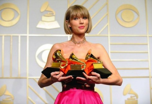 Taylor Swift won big at the Grammys'