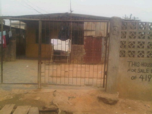 The house where Pastor Victor ran out naked