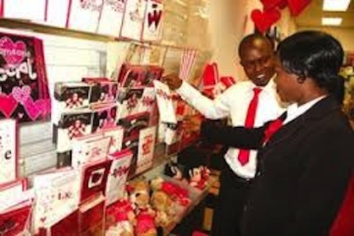 Buying cards for Valentine Day