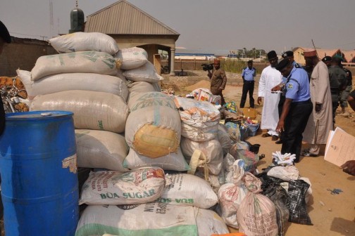 Hard drugs seized by the police in Kaduna on Monday 15 Feb. 2016