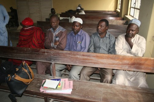 The six ABU teaching hospital officials during court proceedings