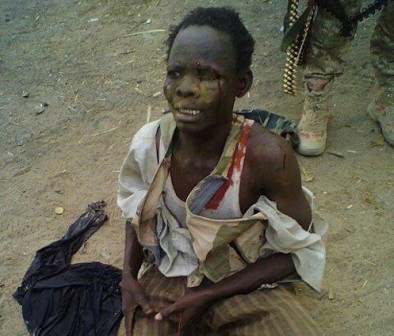 FILE PHOTO: Musa Abdullahi, a Boko Haram captured by Nigerian troops in Doksa