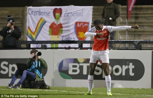 Asisat Oshoala shows she's a Gunner