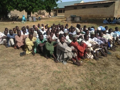 Boko Haram fighters who surrendered in Bama last October