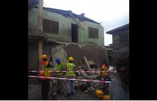 The collapsed balcony in Mile 12