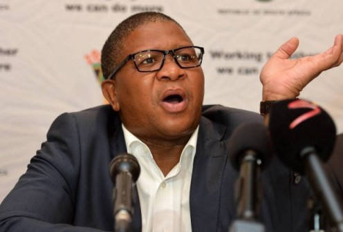 Fikile Mbalula, South Africa's Sports Minister