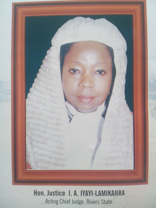 Rivers Chief Judge, Juctice Iyayi Lamikanra