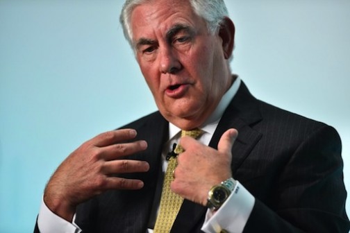 Chairman and CEO of ExxonMobil, Rex Tillerson Photo: AFP