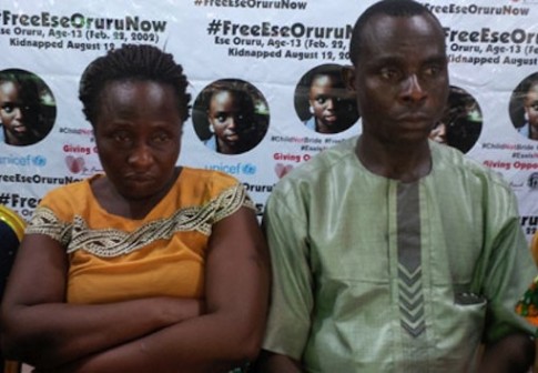 Rose and Charles Oruru, parents of Ese