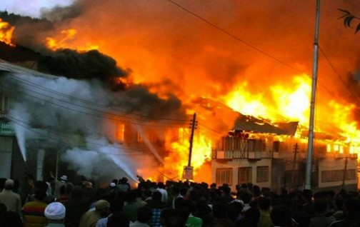 Sabon Gari Market in Kano on fire
