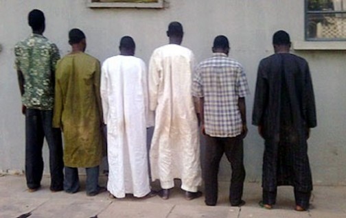 FILE PHOTO: Suspects arrested by Kano police
