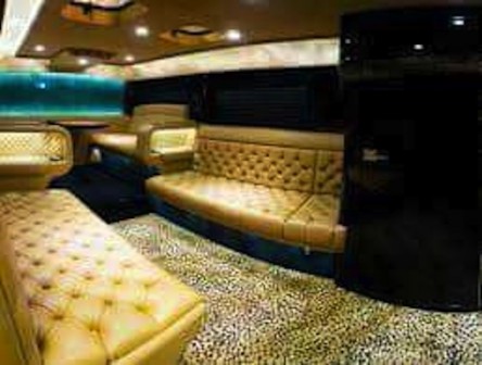 Interior of Wike's N300m mobile office