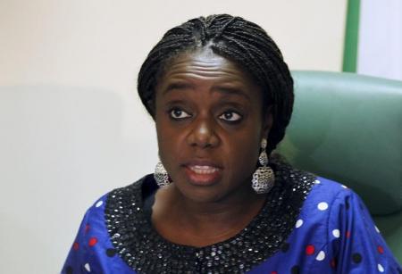 Nigeria’s Finance Minister Adeosun speaks after the inauguration of the Efficiency Unit in Abuja