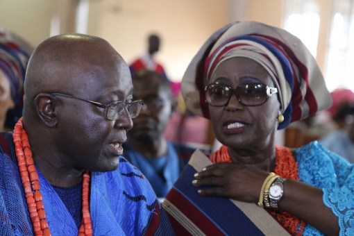 Dr. Yemi Ogunbiyi and his Wife, Folasade