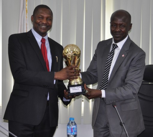 Attorney General of the Federation and Minister of Justice (AGF) Abubakar Malami, SAN and acting EFCC chairman, Ibrahim Magu