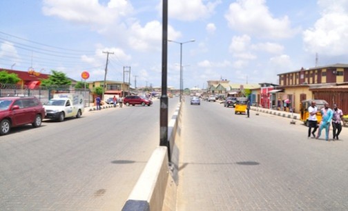 Newly constructed Ago Palace Way, Okota by Lagos State Government.