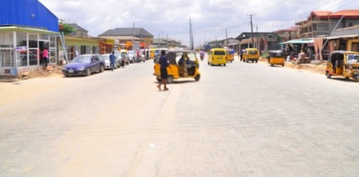 Newly constructed Ago Palace Way, Okota by Lagos State Government.