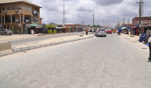 Newly constructed Ago Palace Way, Okota by Lagos State Government.