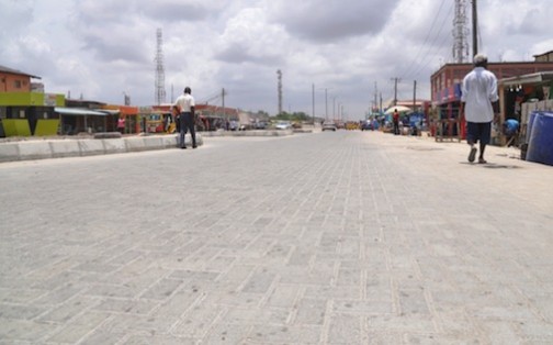 Newly constructed Ago Palace Way, Okota by Lagos State Government.