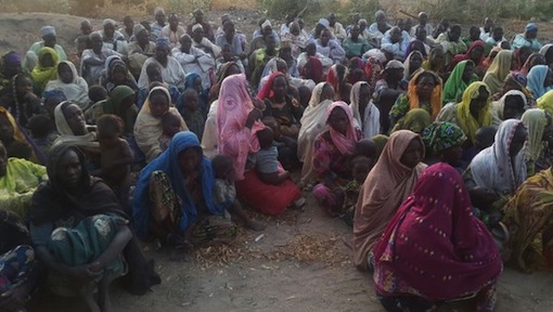 Some of the hostages rescued by the Nigerian Army from Boko Haram