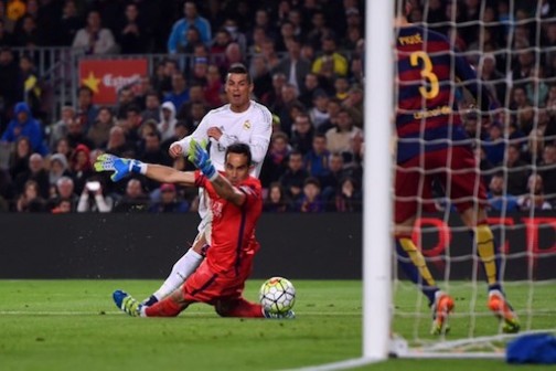 Cristiano Ronaldo nets the winner for Madrid