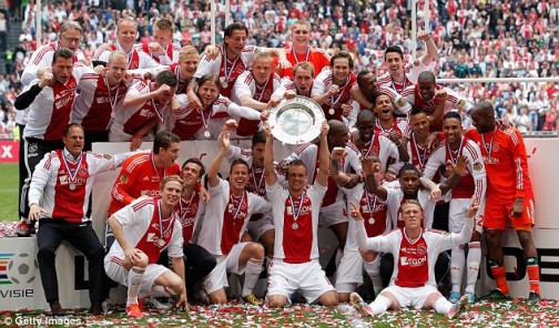 FILE PHOTO: Ajax wins league in 2015