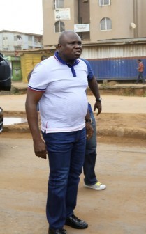 Akinwunmi Ambode, Governor Lagos State, in an angry mood