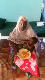 Amina Ali, one of the abducted Chibok schoolgirls rescued by the Nigerian Army
