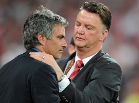 Jose Mourinho and Louis van Gaal