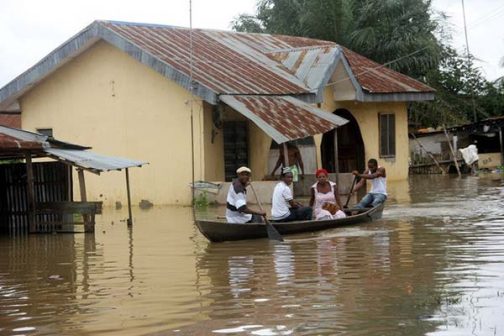 File photo: A flooded area in Nigeria