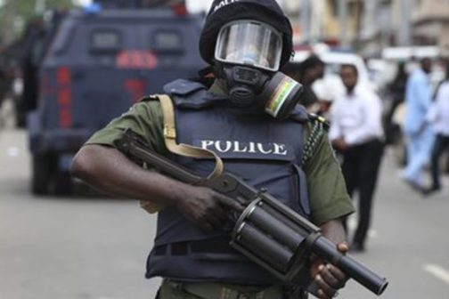 A Nigerian policeman 