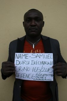 Convicted money launderer, Samuel Duru Ikechukwu