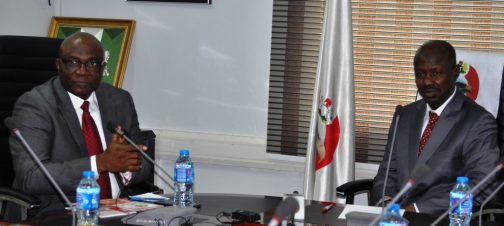 NAN MD, Mr Bayo Onanuga and the acting Chairman of EFCC, Ibrahim Magu