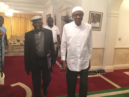 President Buhari and Asiwaju Tinubu in London on Thursday
